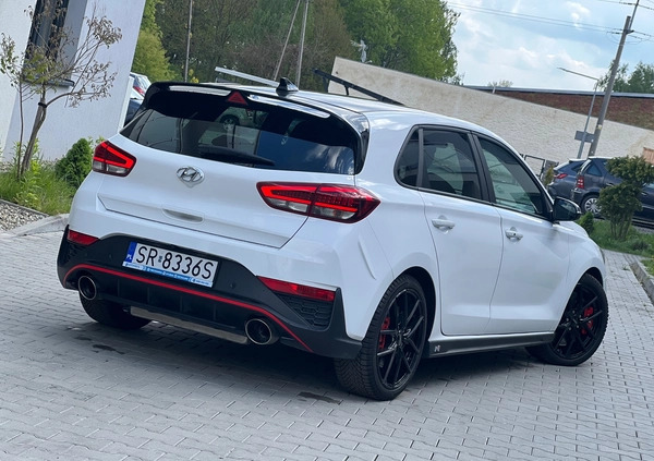 Hyundai i30 N cena 133300 przebieg: 29800, rok produkcji 2021 z Kłecko małe 781